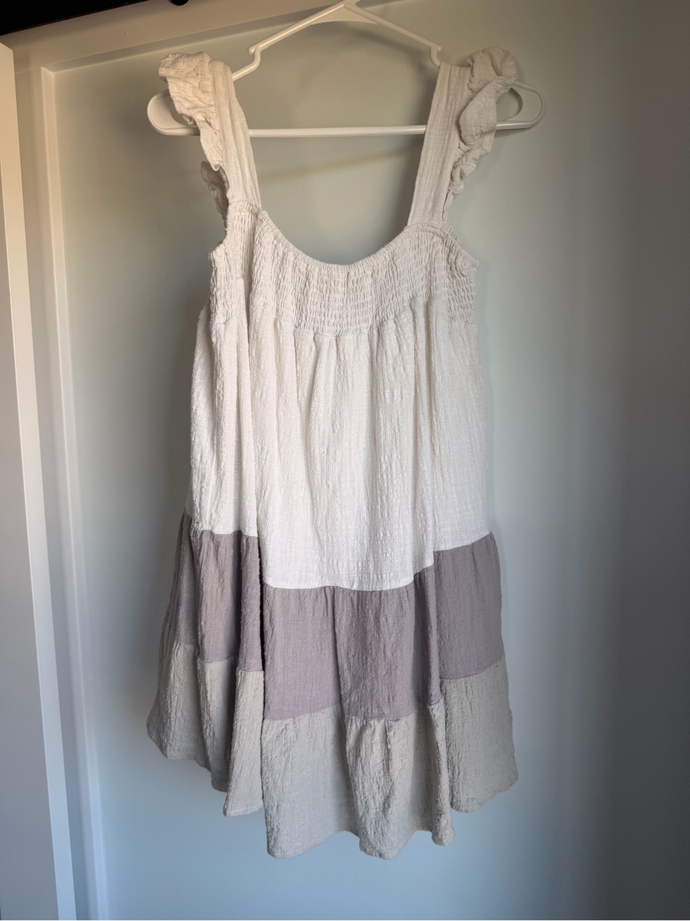Women’s Altar’d State Tunic - White and Taupe